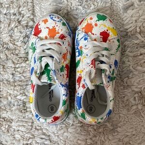 OshKosh B'gosh White and Red Sneakers Vibrant Design